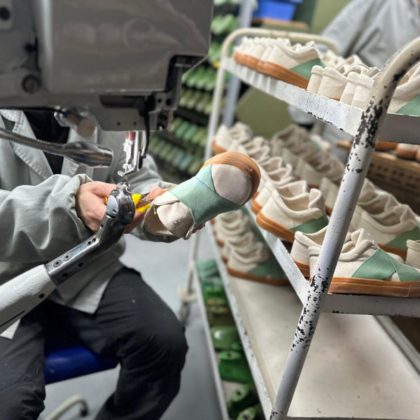 Handcrafting Little Fierce kids sneakers in family-run factory in Porto Portugal