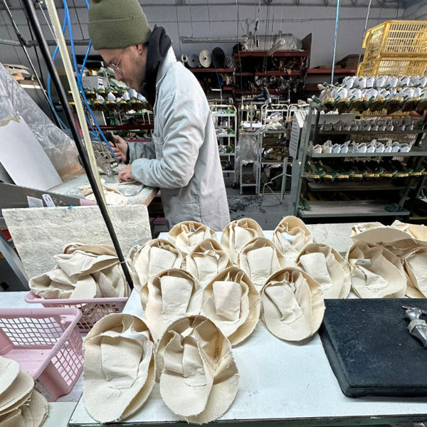 Natural and sustainable materials used to make Little Fierce kids shoes