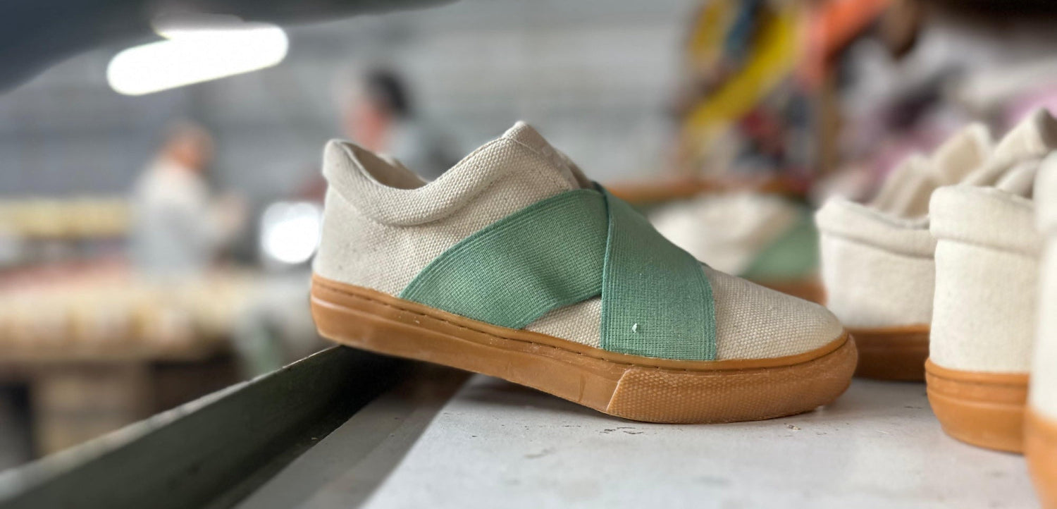 Handcrafting Little Fierce kids sneakers in family-run factory in Porto Portugal